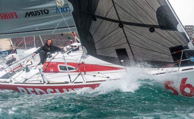 Nick Cherry will race with co-skipper Ed Fishwick, aboard Redshift - 2015 Rolex Fastnet Race © Lloyd Images
